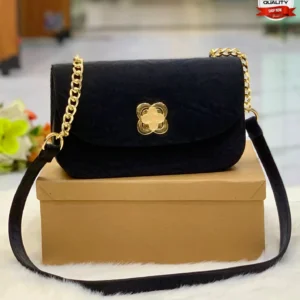 Floral Clasp Mini Crossbody Bag with Chain