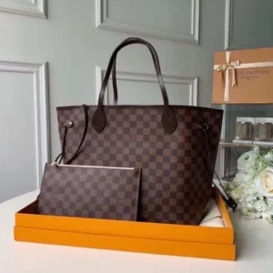 Classic Large Tote Bag Set with Pouch